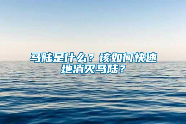 馬陸是什么？該如何快速地消滅馬陸？