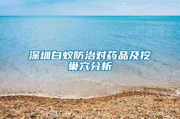 深圳白蟻防治對藥品及挖巢穴分析