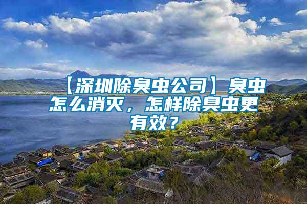 【深圳除臭蟲公司】臭蟲怎么消滅，怎樣除臭蟲更有效？