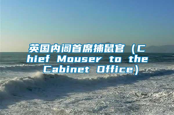 英國內閣首席捕鼠官（Chief Mouser to the Cabinet Office）