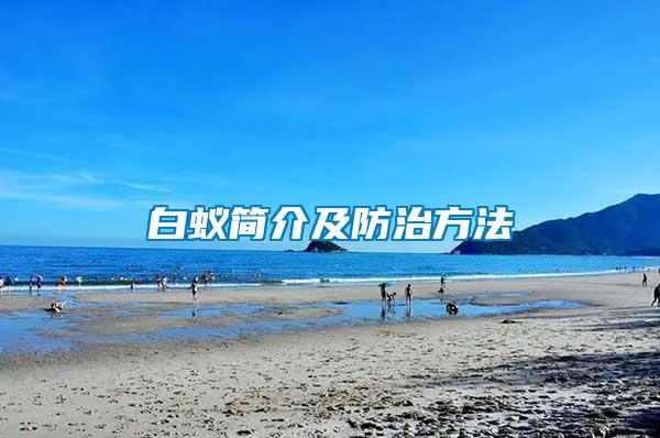 白蟻簡介及防治方法