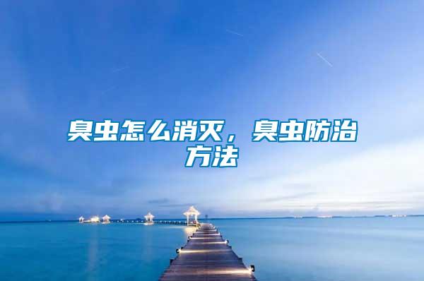 臭蟲怎么消滅，臭蟲防治方法