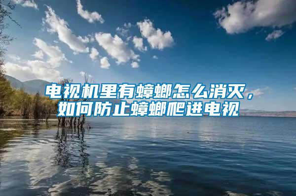 電視機里有蟑螂怎么消滅，如何防止蟑螂爬進電視