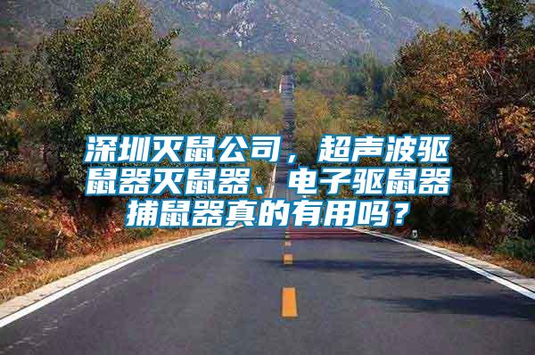 深圳滅鼠公司，超聲波驅鼠器滅鼠器、電子驅鼠器捕鼠器真的有用嗎？