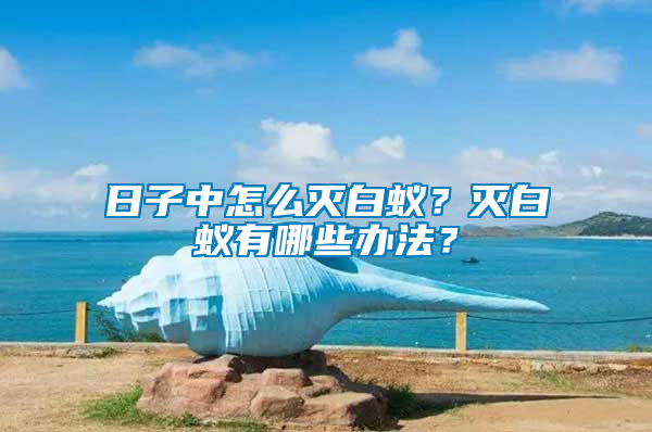 日子中怎么滅白蟻？滅白蟻有哪些辦法？